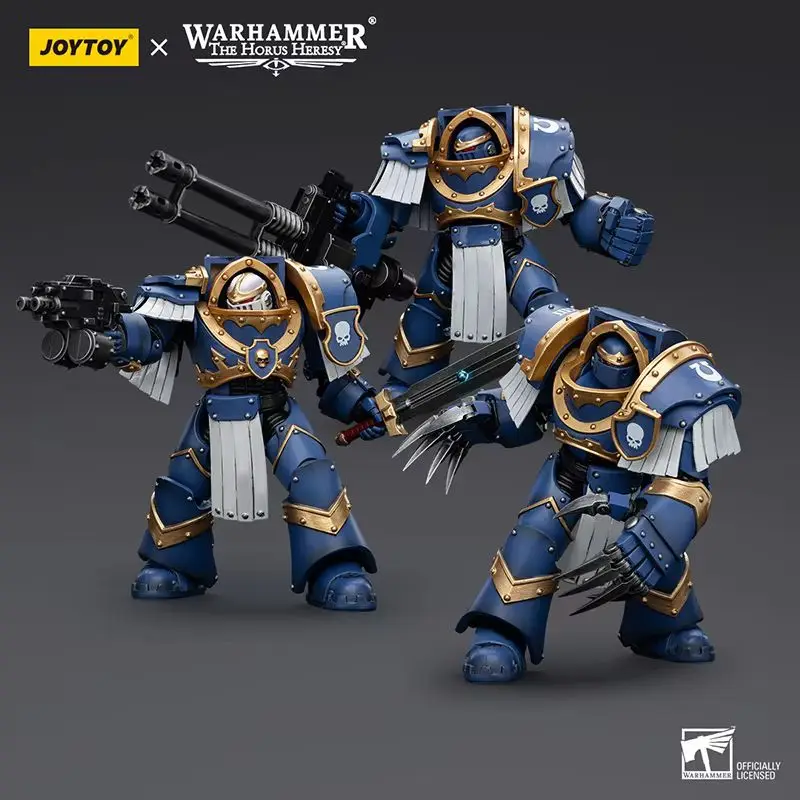 

Authentic Joytoy 1:18 Dark Source Warhammer Horus Rebellion Extreme Warrior Fighter Fighter Terminator Team Action Figures