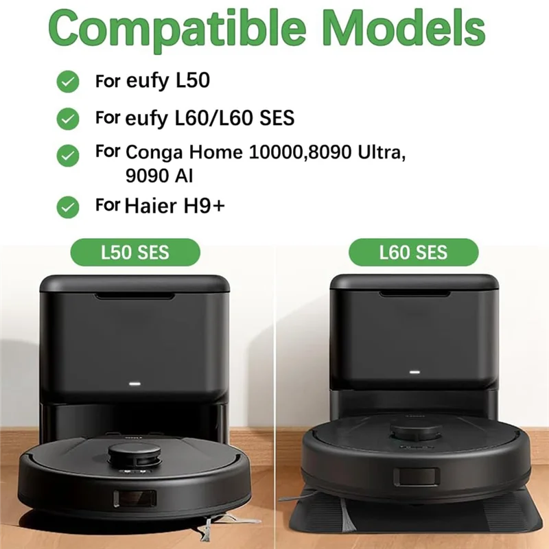 MENGAPA-Kantong Debu Pengganti untuk Tas Penyedot Debu Robot Eufy L60,L60 SES,L50 Tas Sekali Pakai