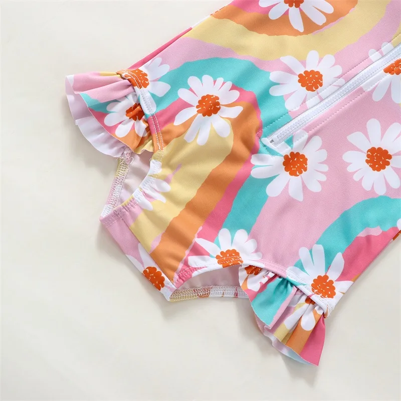 Infant Girl Swimwear, with hat 2