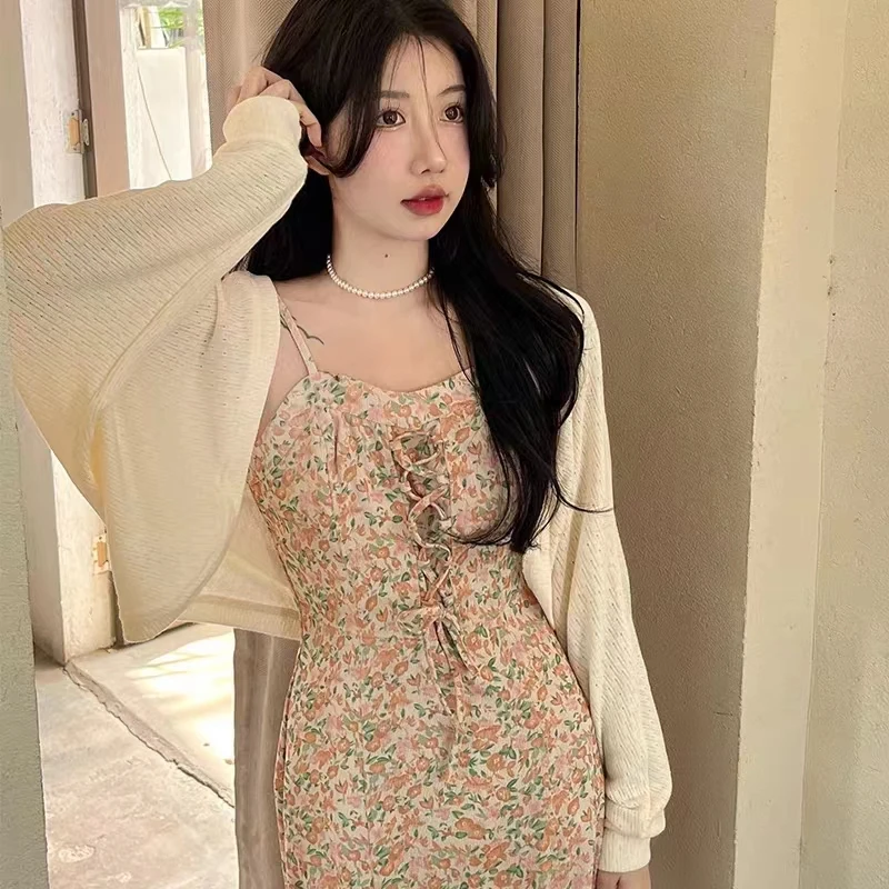plus Size Ice Silk Knitted Sun Protection Open Cardigan Top Women Summer Thin Hollow out Design Long Sve ort Length Loos...