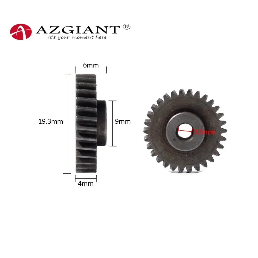 AZGIANT 30 Teeth Mirror Folding Engine Motor Fold Mirror dc Motor Metal Plastic Gear For Mazda