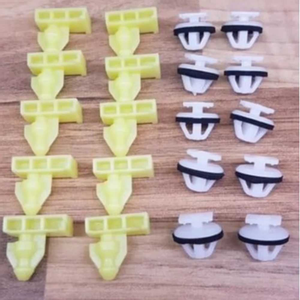 Automotive Wheel Arch Trim Clips For Exterior Body Molding Fastener Replacement Universal Vehicle Repair Kit