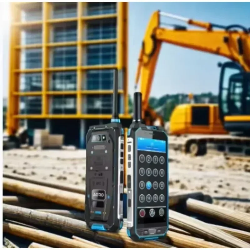 Aoro m5 android 8.1 telefones android baratos usam lte dmr ppt + poc duplo walkie talkie smartphone telefone móvel robusto