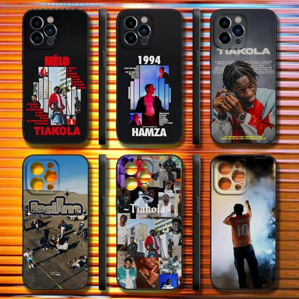 

T-Tiakola M3lo MELO Phone Case For iPhone 17,16,15,14,13,12,11,Pro,Max,Plus,X,XS,SE4,E,Mini,Soft Black Case