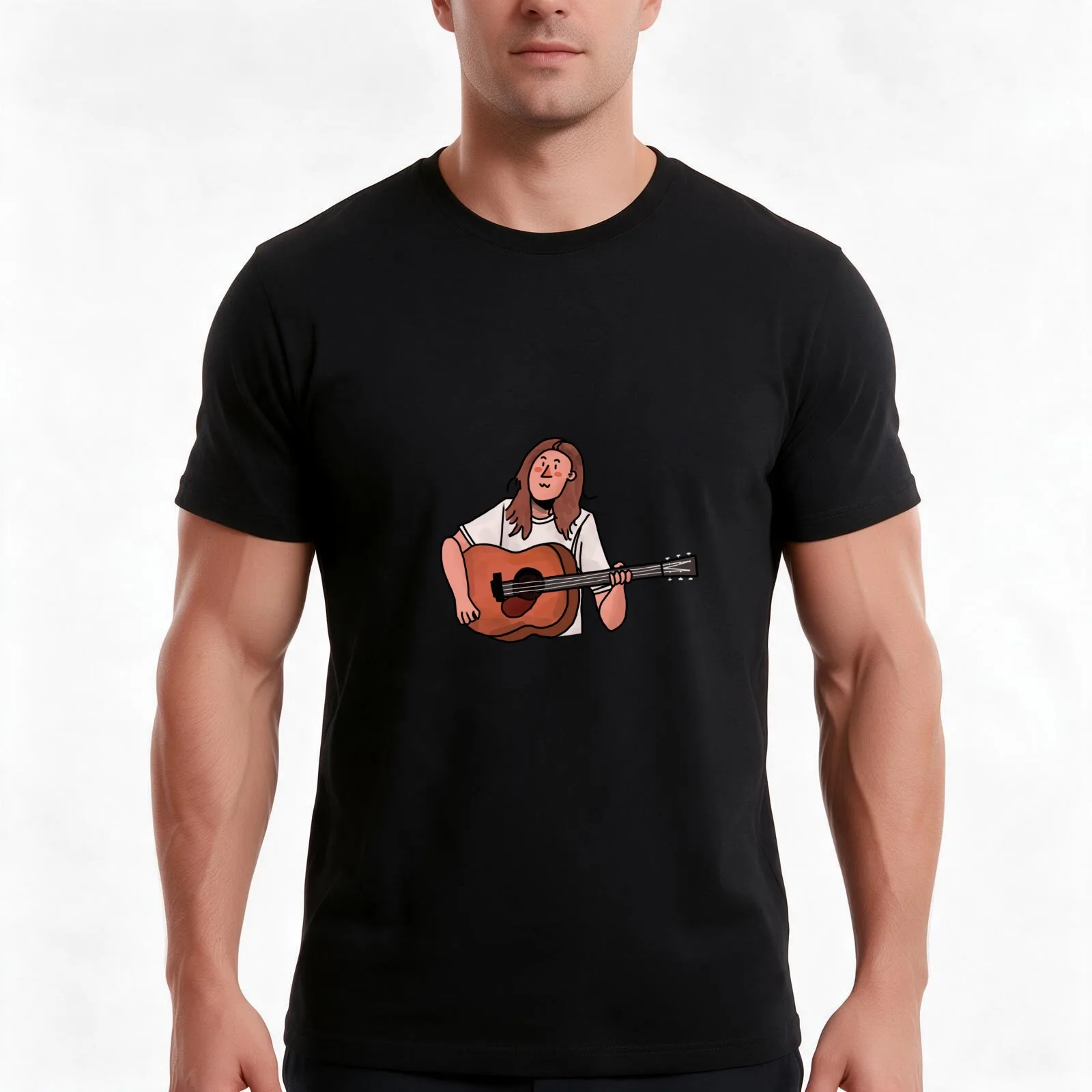 billy strings T-Shirt, Summer Casual Cotton Tee, Oversized Streetwear Tops, Vintage Graphic Print, Loose Fit Short Sleeve