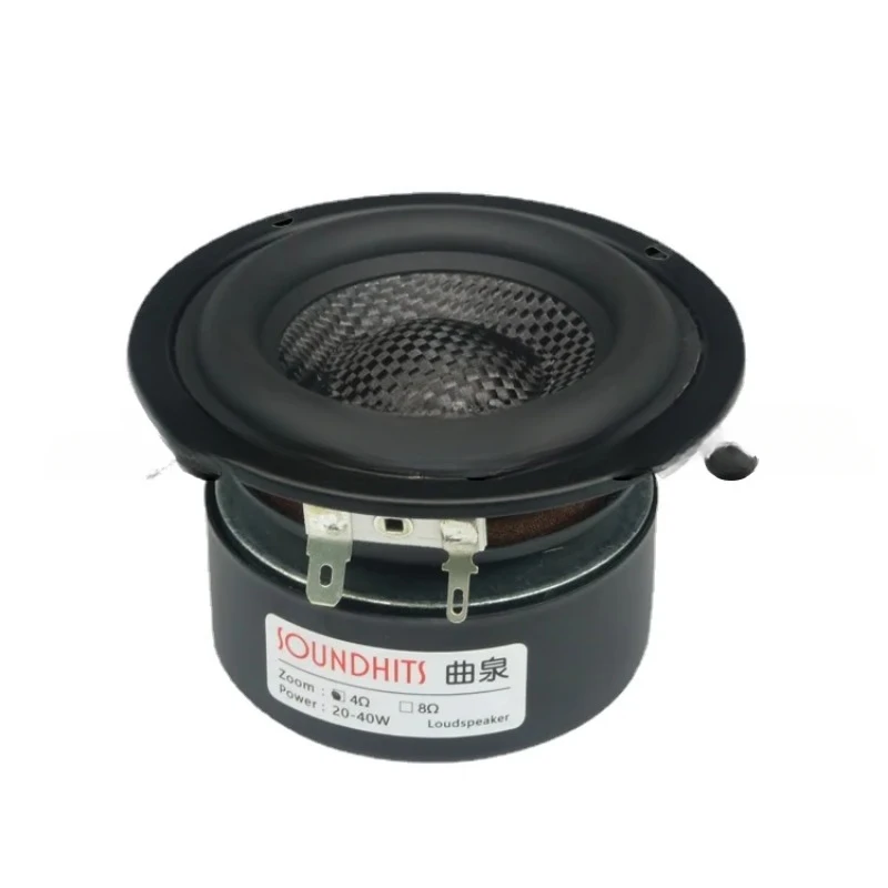 

Subwoofer Hi-Fi Speaker Unit Powerful Low Frequency for 25~40W Fiberglass Braided 3 Inch Subwoofer 4ohm~8ohm