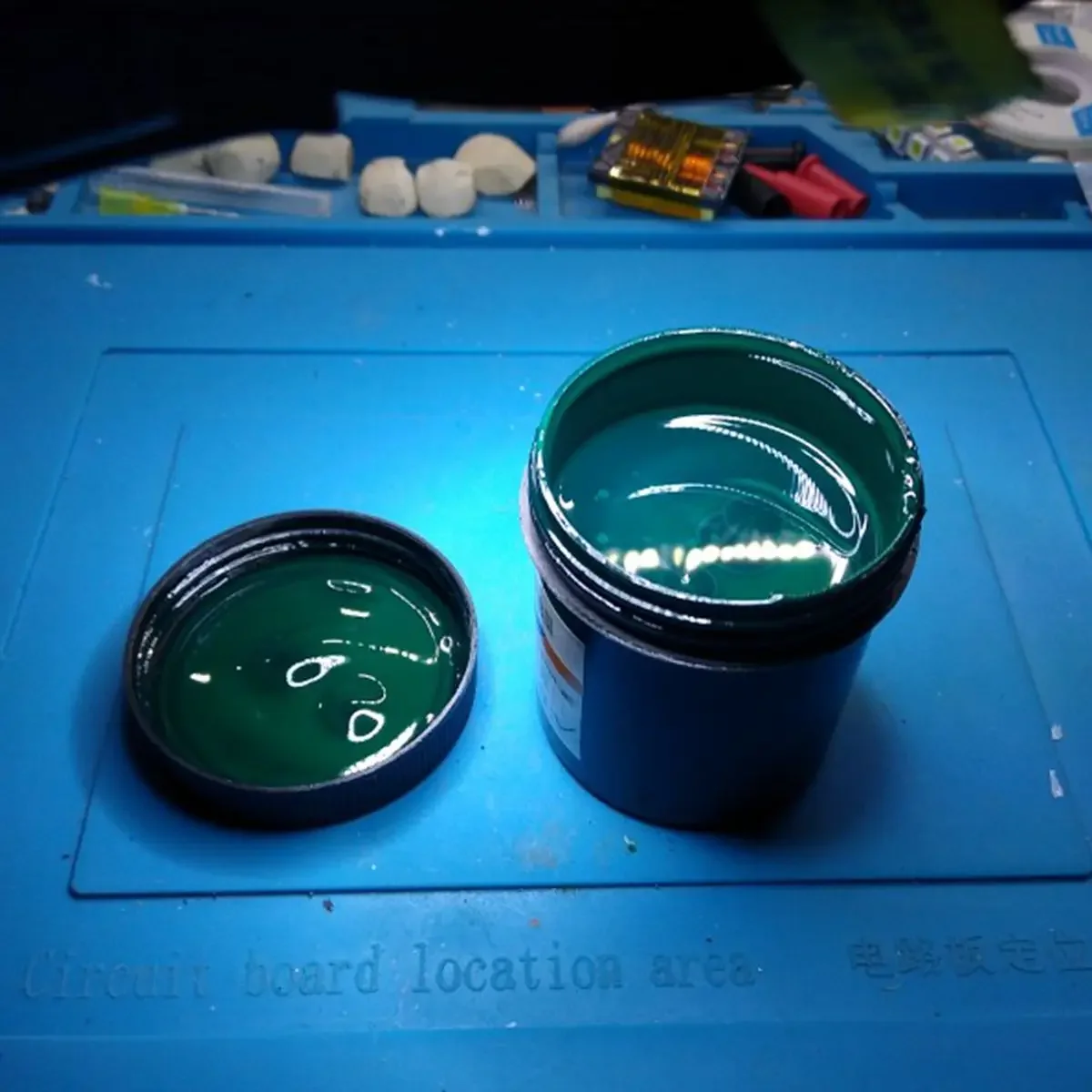1000g UV Photosensitive Inks Green PCB UV Curable Solder Resist Ink Solder Mask UV Ink Paste PCB Circuit Board Black Blue White