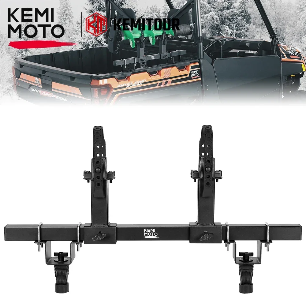 

KEMiMOTO UTV Ice Auger Holder Compatible with Polaris Ranger 570 900 1000 General 1000 Shovel Holder Tool Carrier