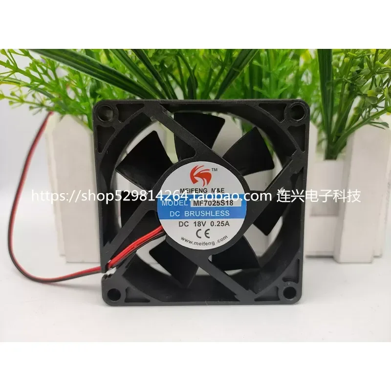 for MF7025S18 18V 0.25A Dryer Cooling Fan 70x70x25mm 7CM New Replacement Part for Hair Dryer Motor Heat Dissipation