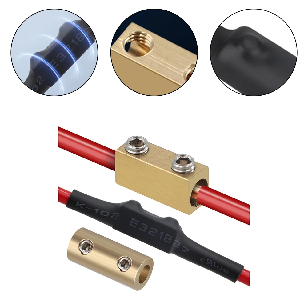 

Connector Nut Butt Connector Easy Installation Excellent Conductivity Oxidation Resistance Rated Currents 10A-80A