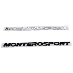 MONTERO SPORT logo hood badge label car stickers for Mitsubishi Montero Three-dimensional logo front head trunk refit decals