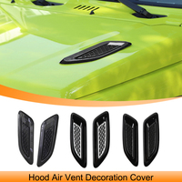 Car Front Hood Air Vent Outlet Decoration Cover Trim for Suzuki Jimny for Jeep Wrangler JK JL JT 1997-2025 Exterior Accessories