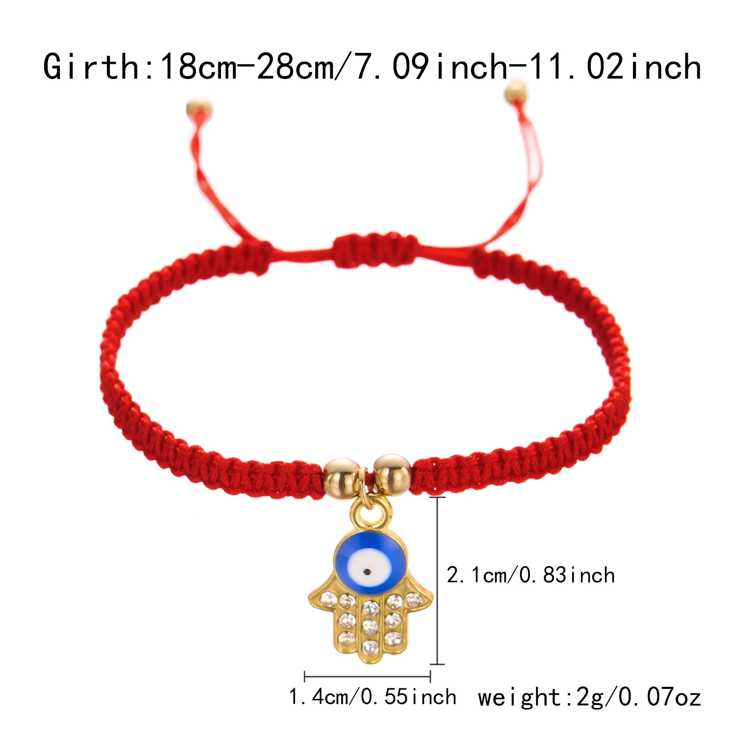 Neues Design 10 Stil Glück rotes Seil blau bösen Blick Armbänder für Frauen handgemachte geflochtene Paar Armbänder Amulett Freundschaft Schmuck – Detail 33