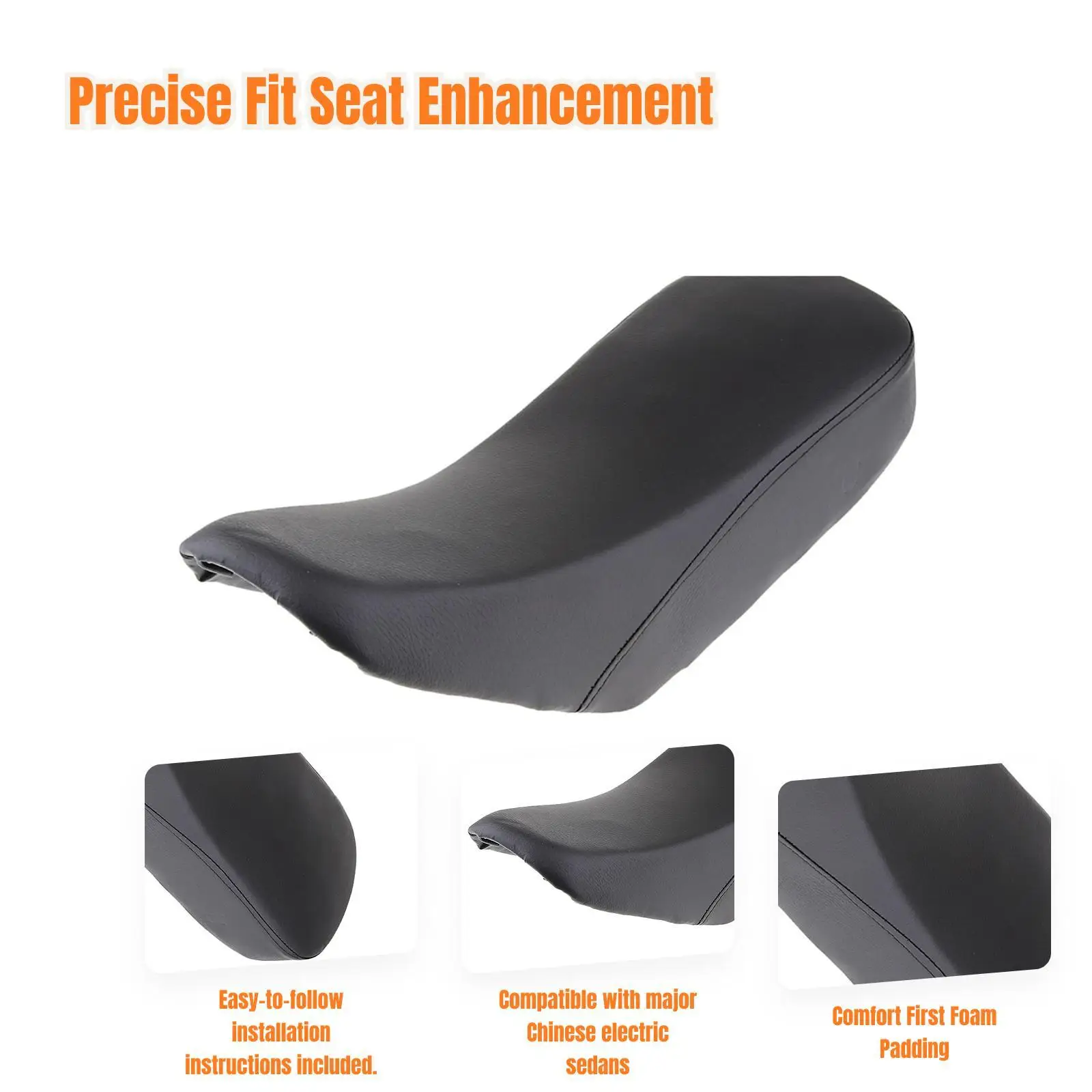 Black Foam Seat Fit for 50cc/70cc/90cc/110cc TaoTao Chinese ATV Quad Bikes Buggy