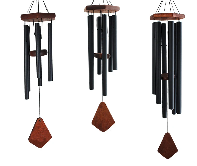 

32inch 6 Tubes Large Metal Garden Angel Music Wind Chimes With Hook