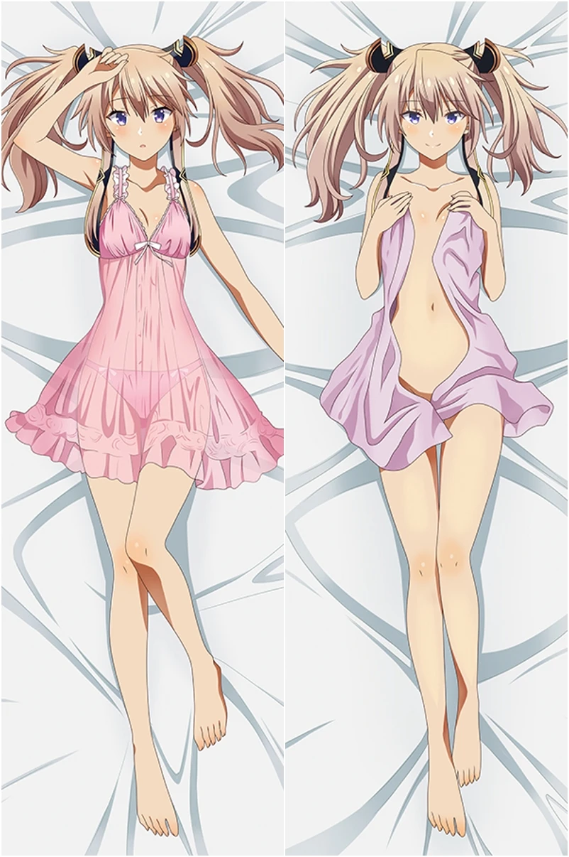 

Anime The Misfit of Demon King Academy Sasha Necron Cosplay Dakimakura Pillow Case Hugging Body Cartoon Xmas Gift