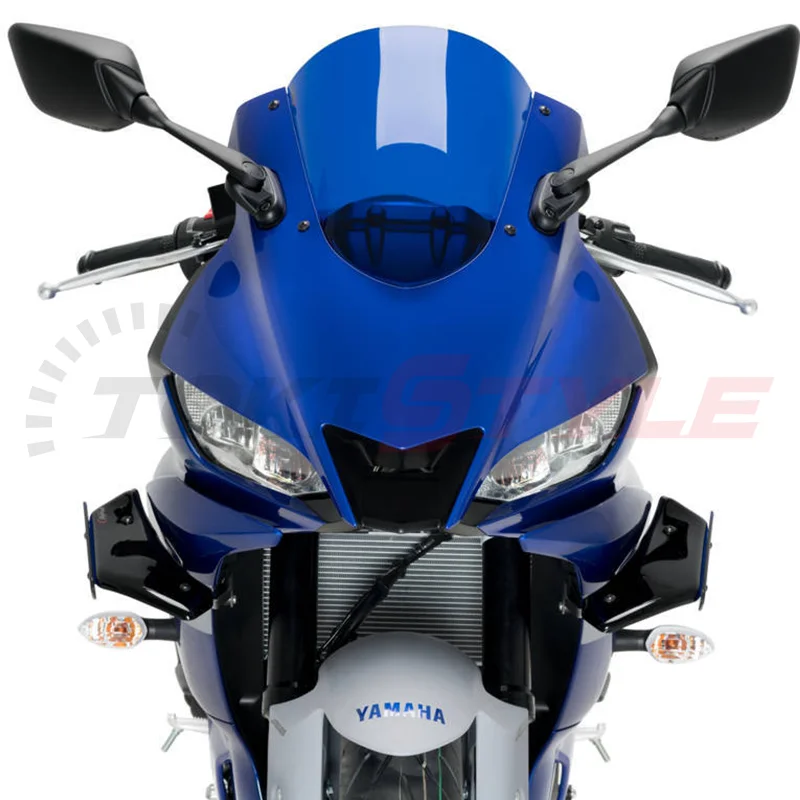 Fit for YAMAHA NEW YZF-R3 2019 2020 2021 2022 2023 Motorcycle Front Light Cowl Side Winglet Wind Fin Spoiler Trim Cover