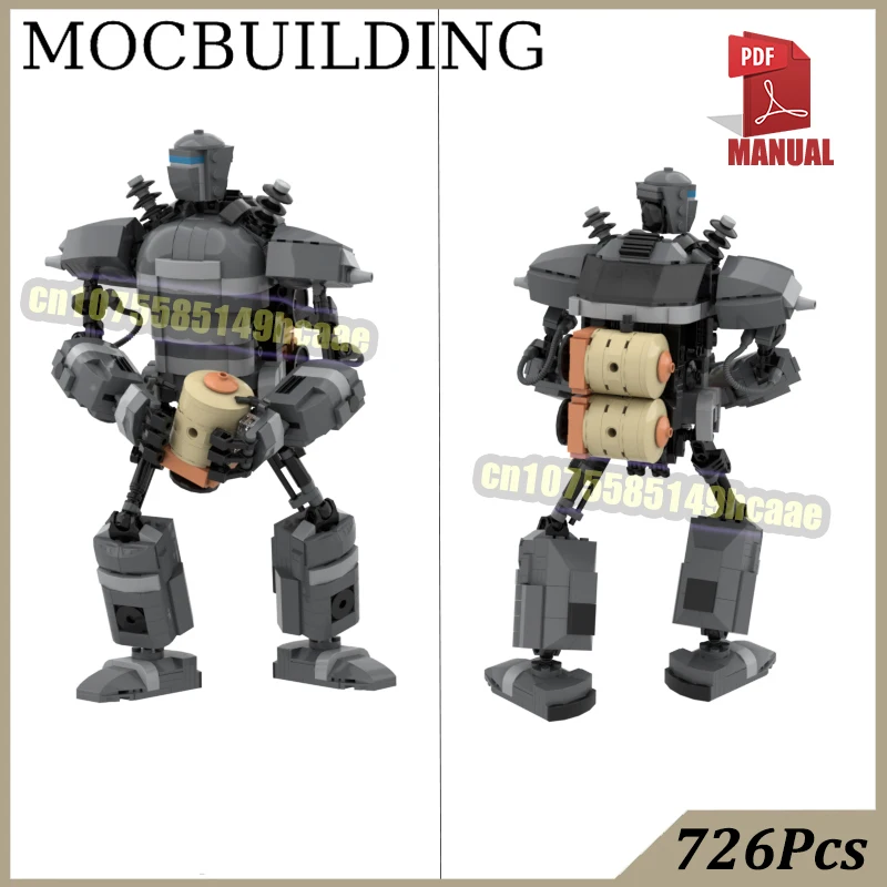 L-Liberty-primed Mecha Model Robot MOC Building Blocks F-Fallouted Construction Assembly Toys Birthday Gift
