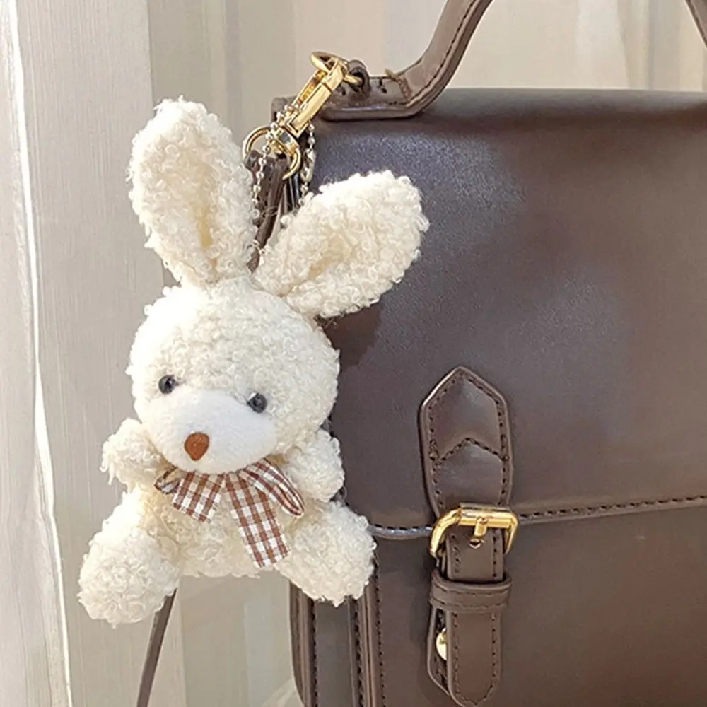 Car Key Ring Ornaments Bunny Doll Pendant Rabbit Pendant Plush Doll Key Chain Korean Style Key Buckle Women Key Holder