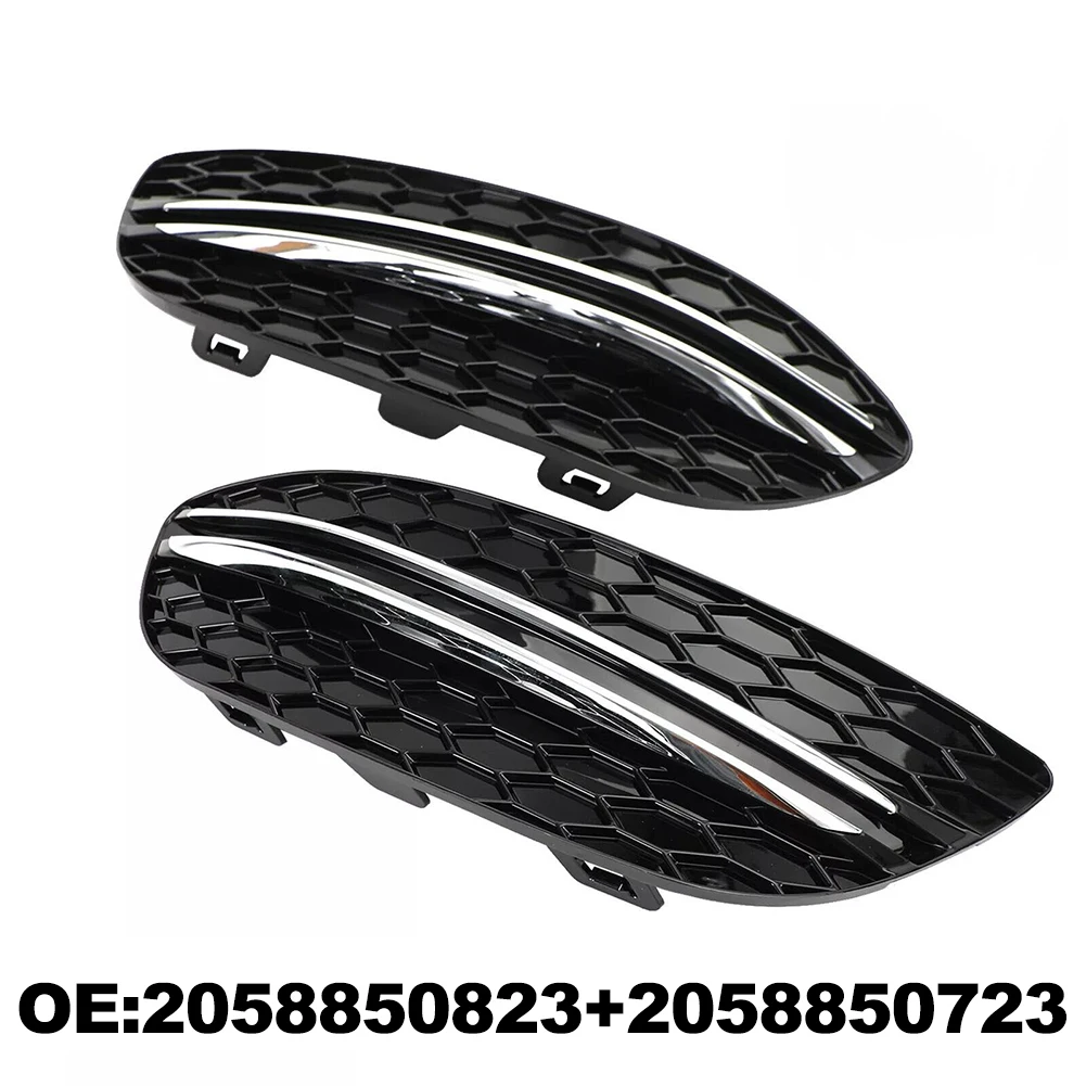 

OEM Fog Cover A-Electroplated Color C-Class Fog Light Enhanced Aesthetics Exact OEM Fit Fog Lampshade Decoration