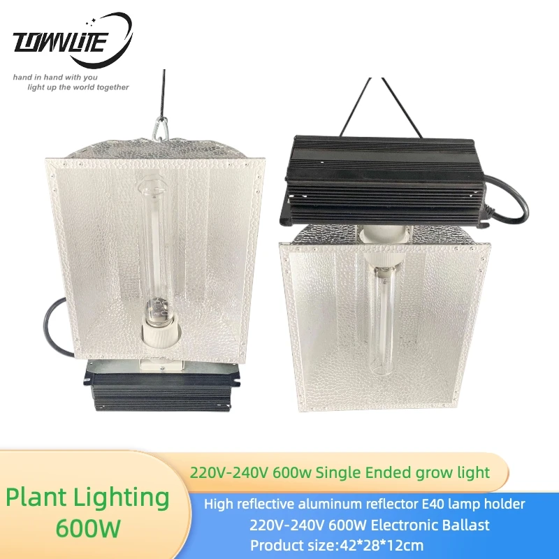 Plant Lighting Single End Sodium Lamp hps600w Integrated Pressure regulating Sodium Lamp fixture