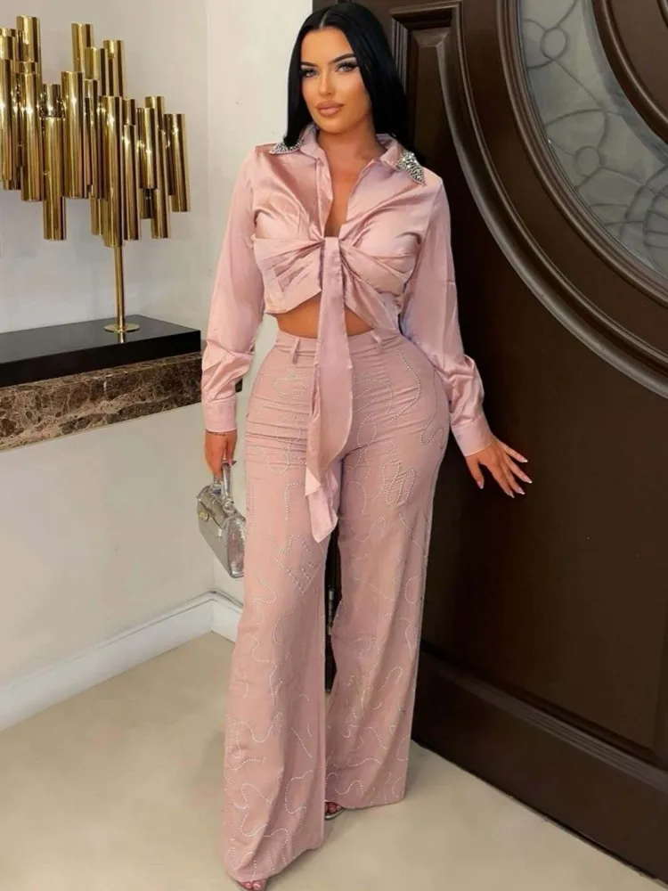 

2 Piece Set Africa Clothes 2025 African Dashiki New Dashiki Fashion Suit Long Sleeve Top And Trousers Party Big Size For Lady