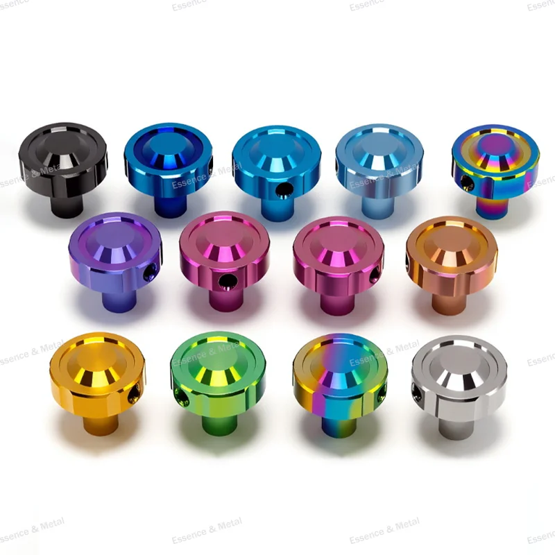 1PCS Titanium Alloy Knob Upper Pump Motorcycle Modified Upper Pump Adjustment Knob Accessories Suitable for Cheliwu FMF-130 GR5