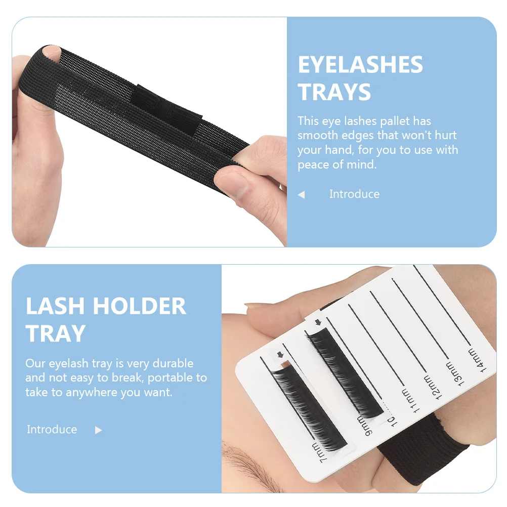 

Acrylic Lash Tray Eyelash Extension Grafting Display Board 7-14Mm Lash Holder Tray Eyelash Storage Organizer for Makeup Artist