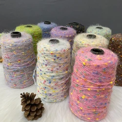 250G / Group Candy Beans Mohair Soft Medium Thick Wool Knitting Scarf Pullover Autumn And Winter Handmade Wool Yarn Crochet Yarn