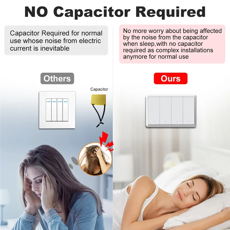 Умный переключатель Tuya Zigbee, нейтральный провод, дополнительная интеллектуальная настенная кнопка США, выключатель света AC100-240V для Alexa