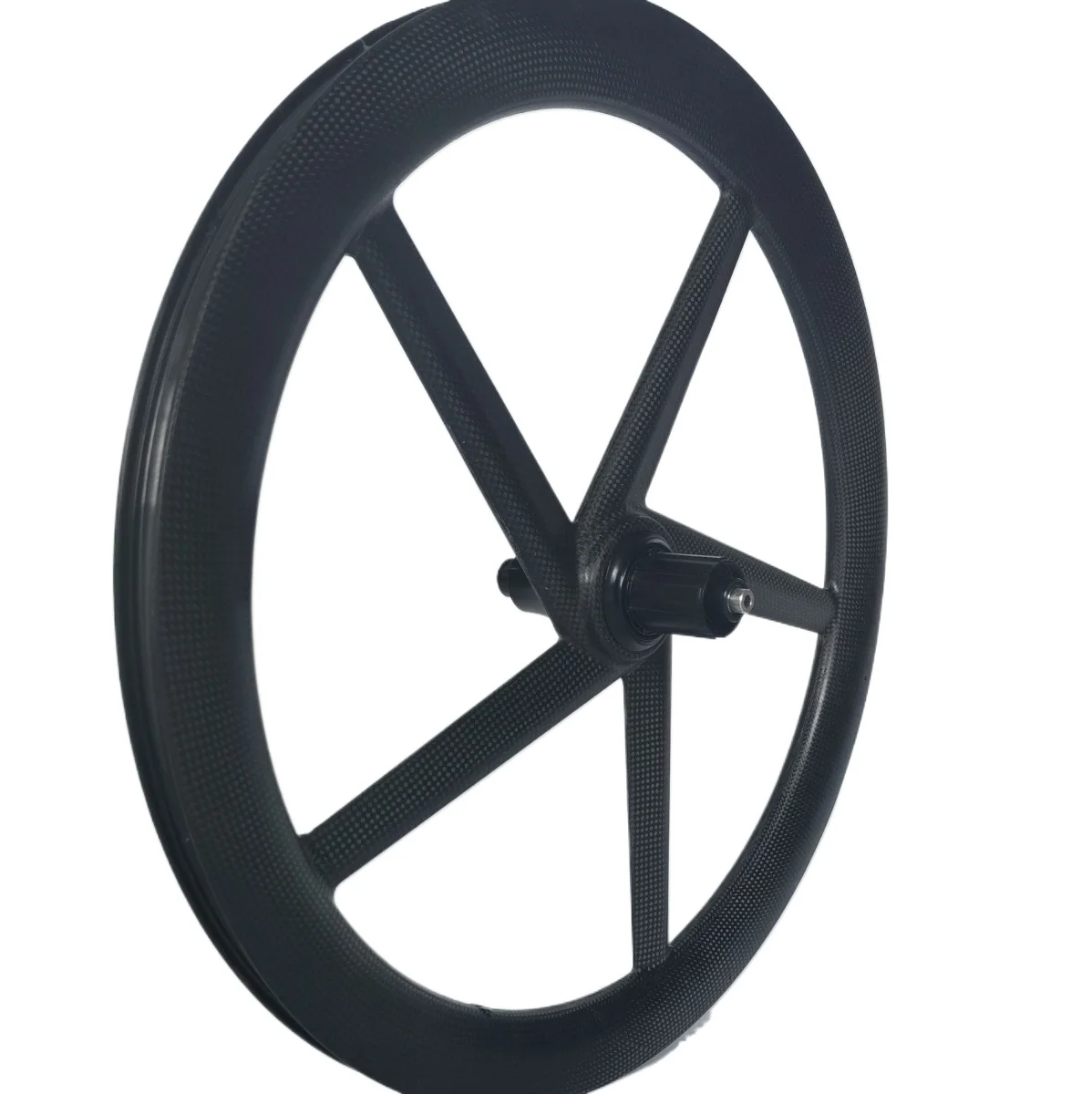 20'' 451 Carbon Five Spoke Wheelset Birdy Folding BMX Road Bicycle Rim / Disc Brake Wheels 26mm Wide 40mm Depth