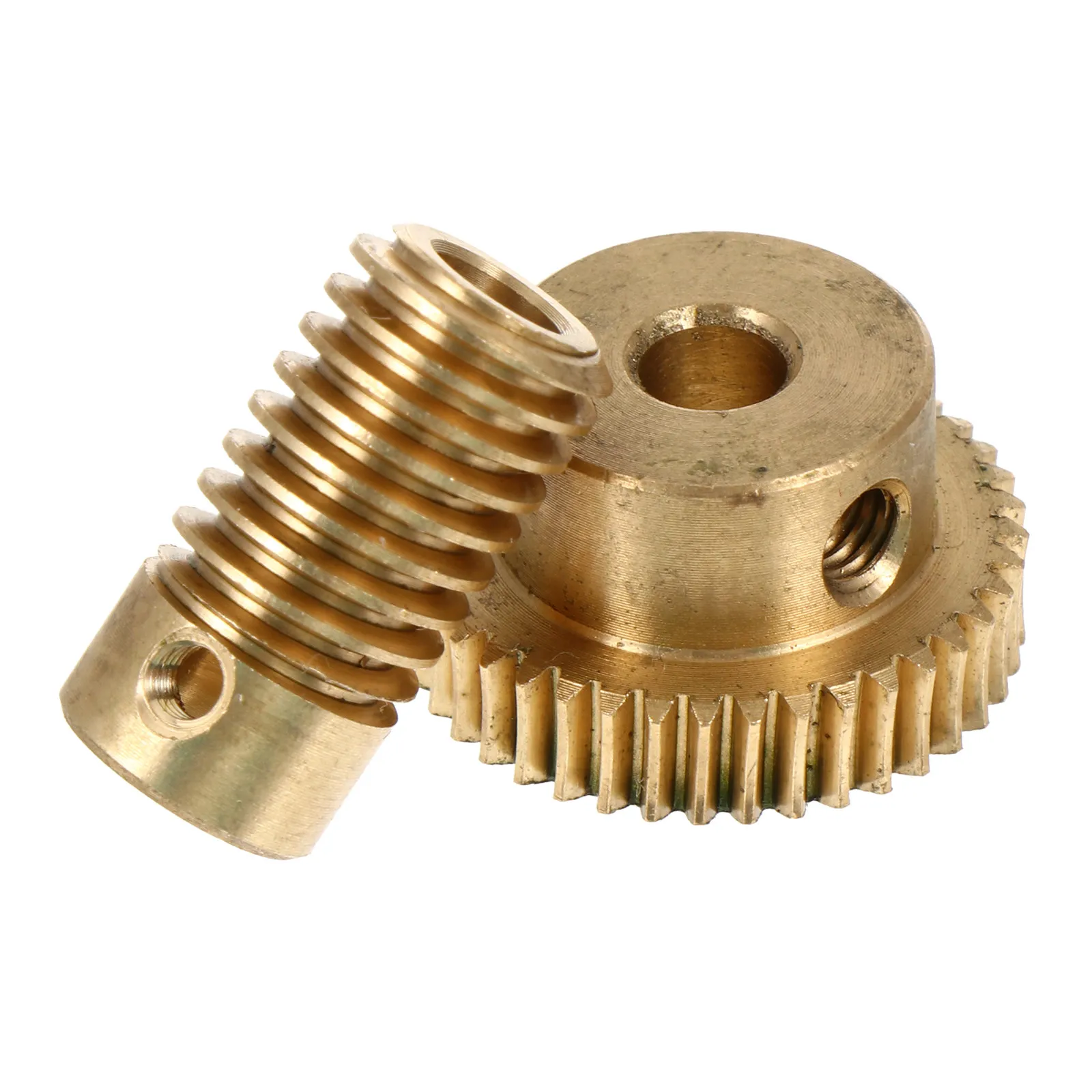 

Комплект из 2 медных червячных шестерен, 40 зубьев, модуль 0.5, отверстие 5 мм, компактные, легкие, для червячных передач