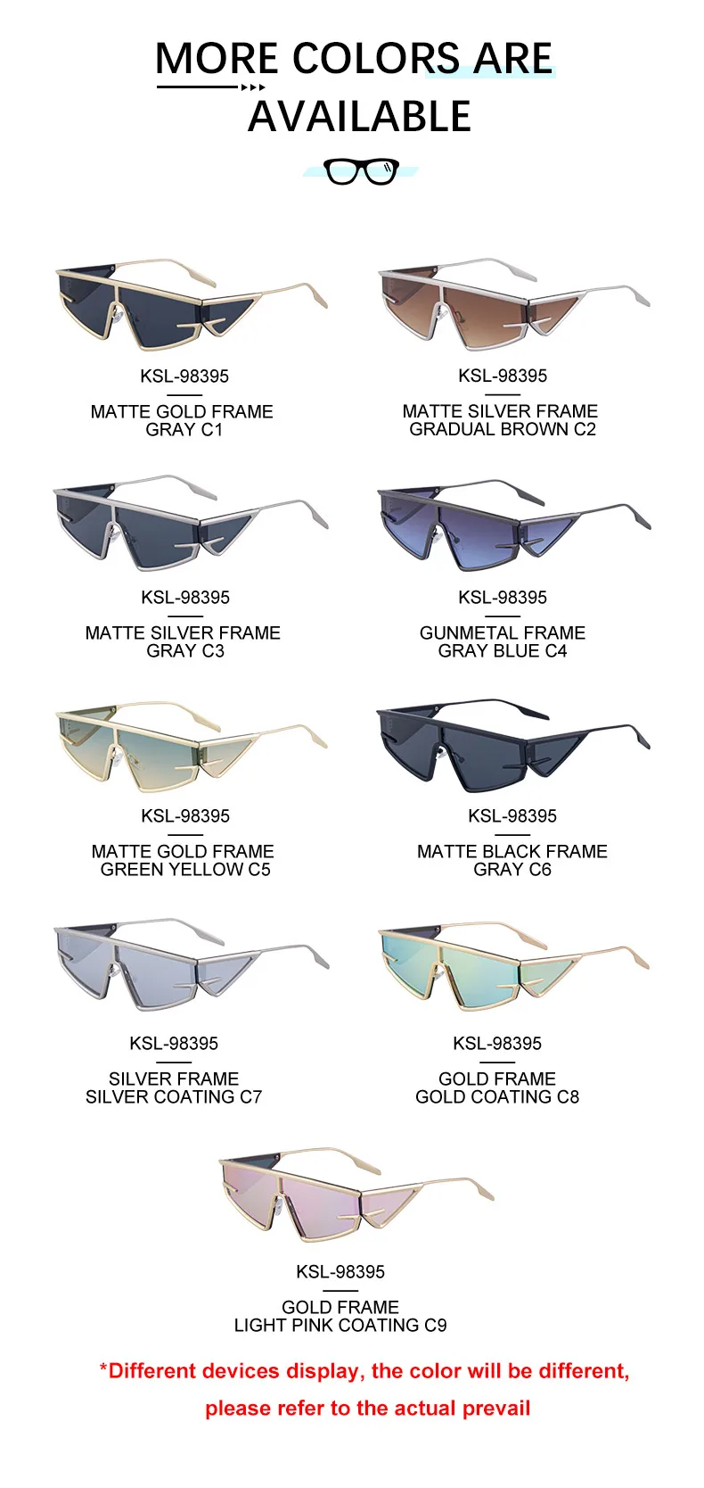 Y2K Punk Quadratische Schild Sonnenbrille Männer 2025, Luxus Marke Vintage Unregelmäßige Steampunk Winddicht Sonnenbrille für Frauen Shades UV400 – Detail 13