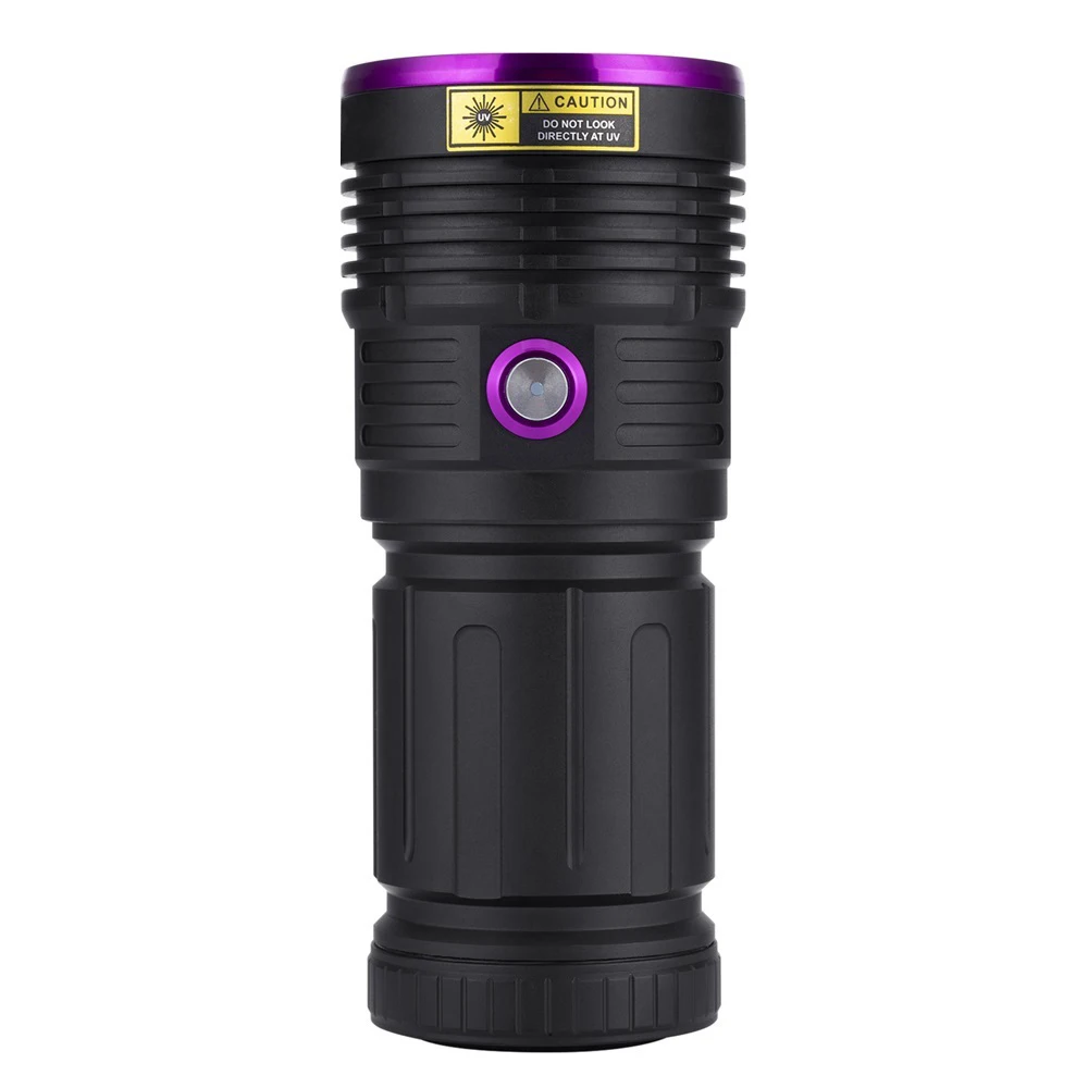 80W 365nm UV Flashlight Ultraviolet Ultra Violets Black Light Torch Pet Moss Detector Cat Dog Stains Bed Bug Moldy Food SV84