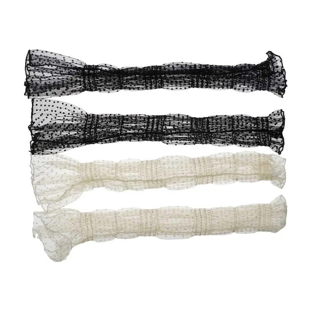 

Wrist Cuffs Sports Polka Dot Temperament Lace Sunscreen Sleeves Korean Style Oversleeves Sun Protection Women Arm Sleeves