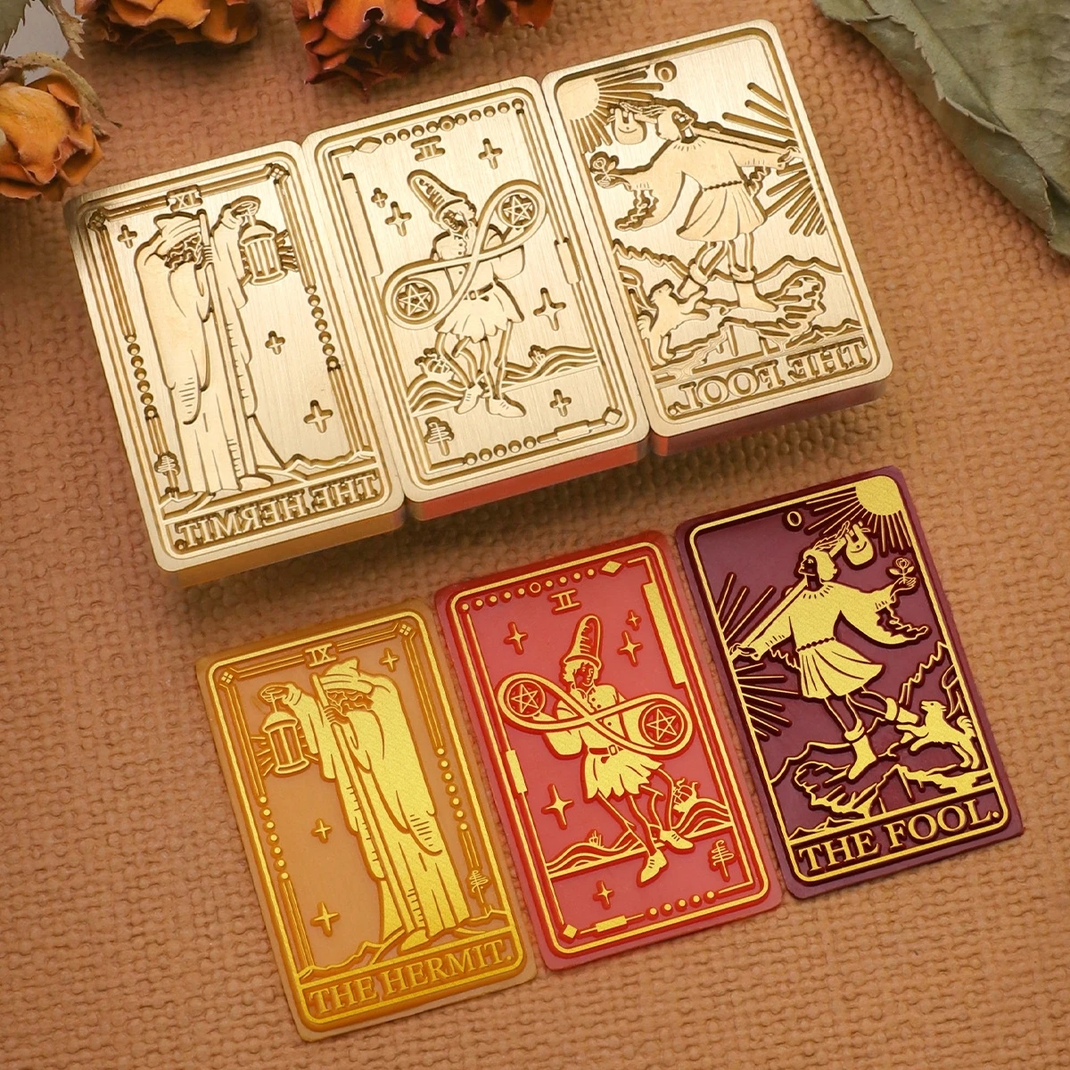 Tarot Card Series Wax Seal Stamp Copper Hanged Man Head Craft Supplies Used For Envelopes Festival Birthday Weddings Handmade
