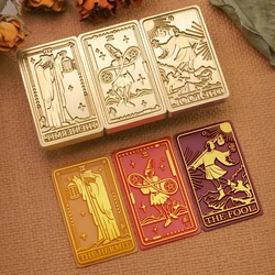 Tarot Card Series Wax Seal Stamp Copper Hanged Man Head Craft Supplies Used For Envelopes Festival Birthday Weddings Handmade