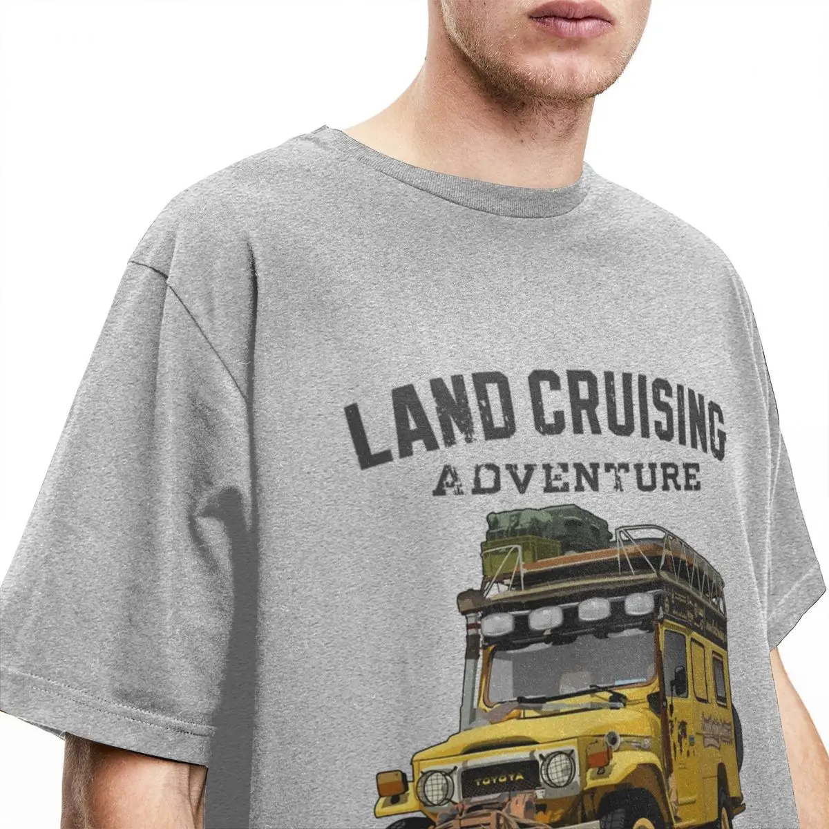 Vintage Off Road 80 Land Cruiser T Shirt Men Women Cotton Landcruising Fj80 Overland Travel Tee Shirt Printing Clothing