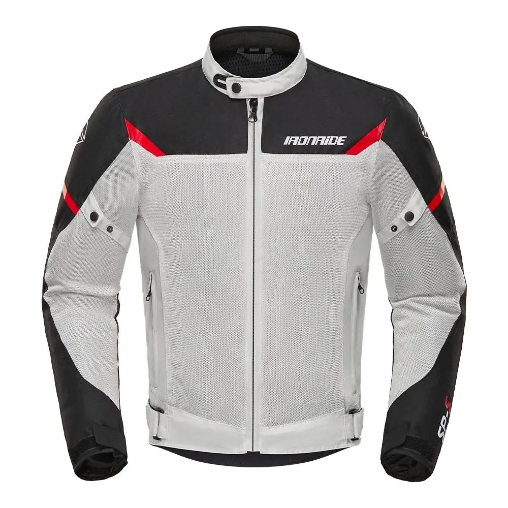 

Men's Breathable Mesh Motorcycle Jacket Night Reflective Motorbike Riding Jacket Wear-resistant Moto Jacket Motocross Clothing