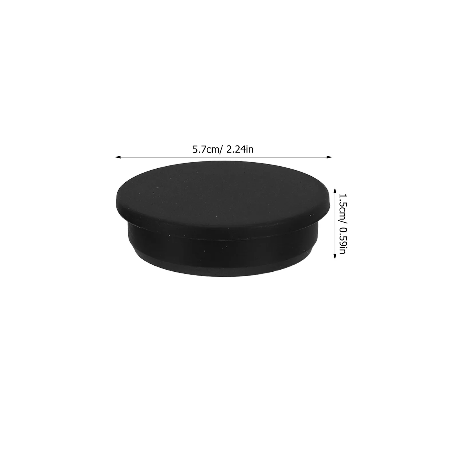 6pcs Silicone Tube Caps 2In Inner Diameter Heat Resistant Universal Waterproof Round Plug For Pipes Hoses Bottles Dust Seal view 2