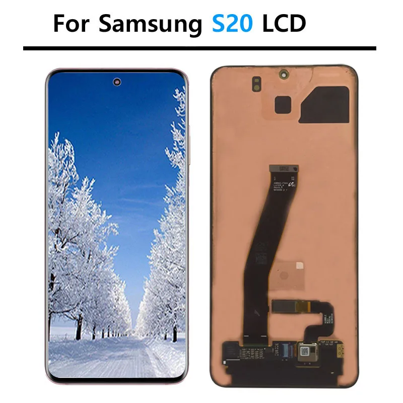 Tested Display LCD For Samsung S20 Screen Replacement G980 G980F G980F/DS LCD Display Touch Screen Digitizer Assembly