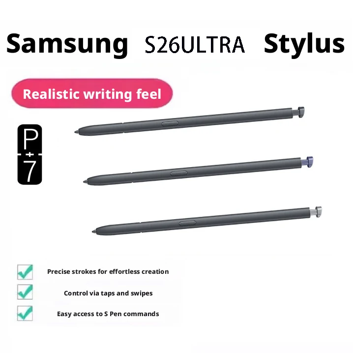 P+7 Stift für S26 Ultra, Ersatz für Samsung Galaxy S26Ultra, Stylus S Pen, Touchscreen-Stift, S26U SPen, ohne Bluetooth. – Detail 3