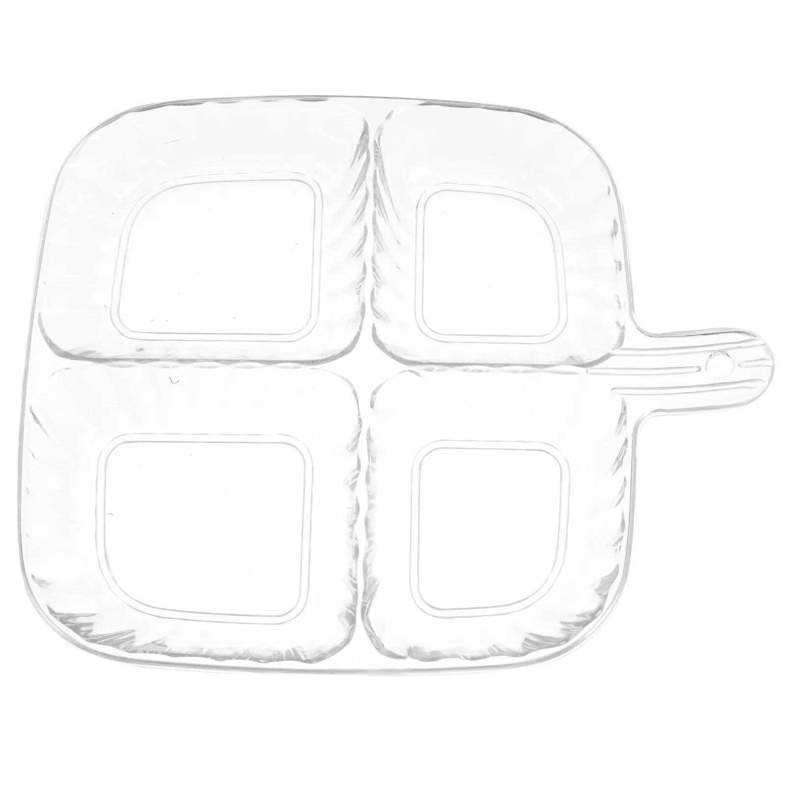 

Kitchen Prep Tray Garlic Holder Compact Robust Multi Divided Plate Vegetable Meal Condiment Cooking Herb Storage
