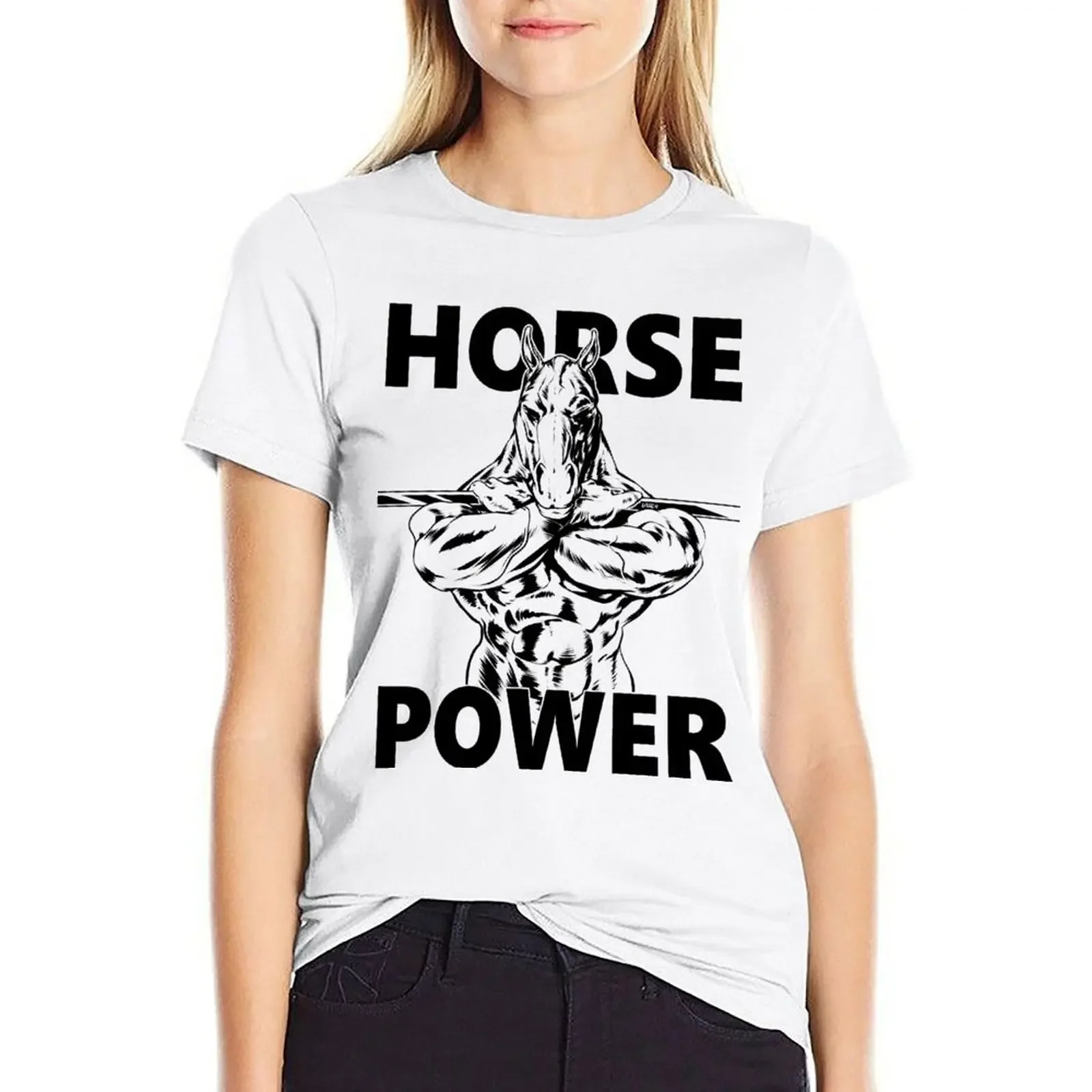 HORSE POWER zoomed (phone cases) T-shirt tops tees spring clothes Women 2024