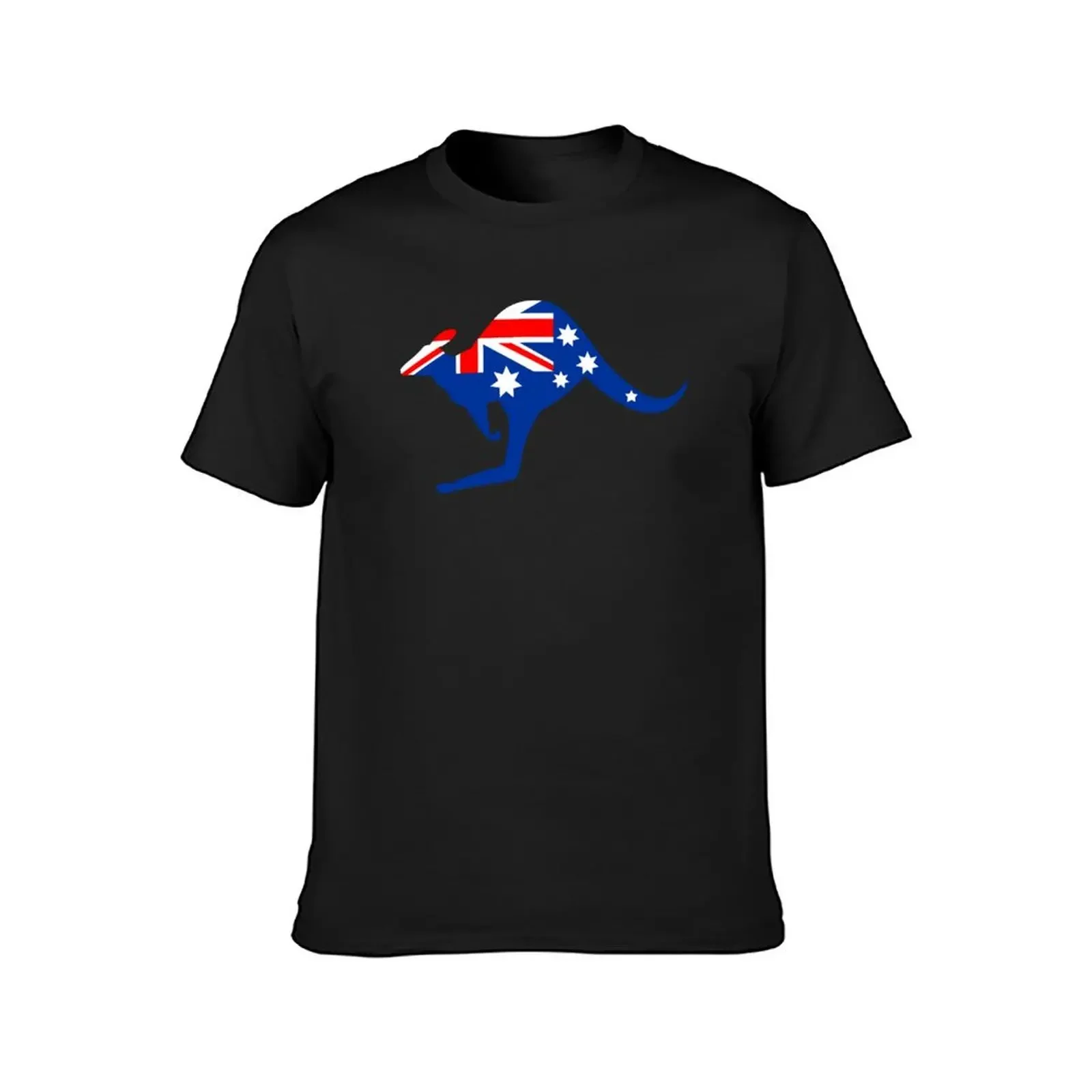 Australian Kangaroo Flag T-Shirt quick drying shirts graphic tees for a boy cotton t shirt men