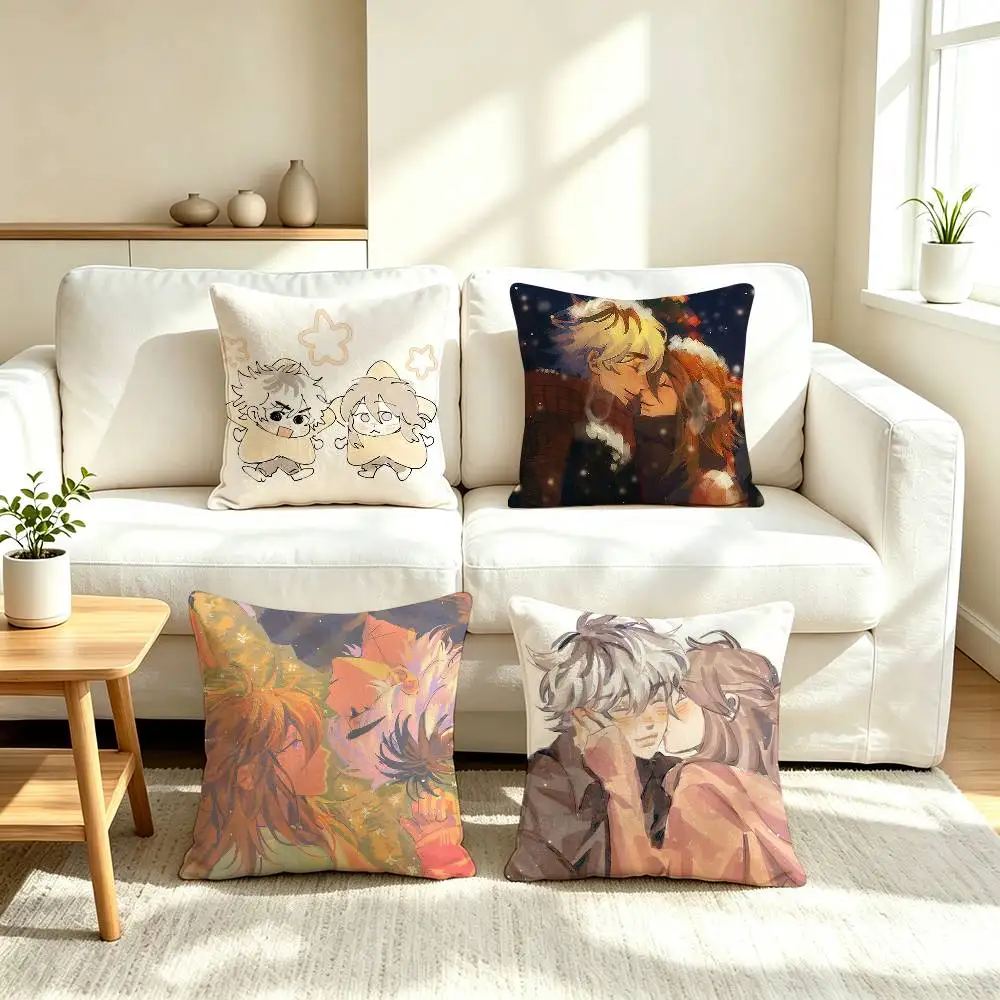 Cherry Crush  Pillow Case Square Double-Sided Sofa Cushion Cover Bedroom Bedside Pillow