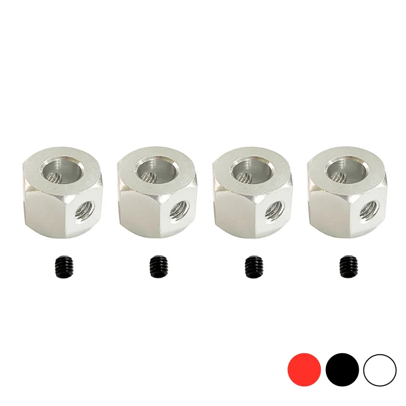 

WPL C14 C24 C34 B14 B24 B36 D12 MN D90 MN99S 5mm to 12mm Metal Combiner Wheel Hex Hub Adapter Coupler RC Car Upgrade Parts