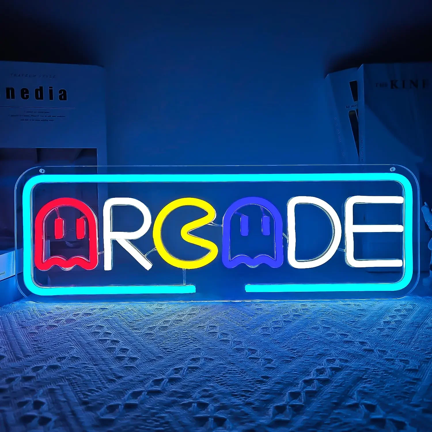 アーケード-led-ネオンサイン-壁装飾用-usb-led-ライトサイン-ゲームルーム用-男の洞窟-寝室-子供部屋-ネオンライト-ギフト-ゲーマー-ティーン用