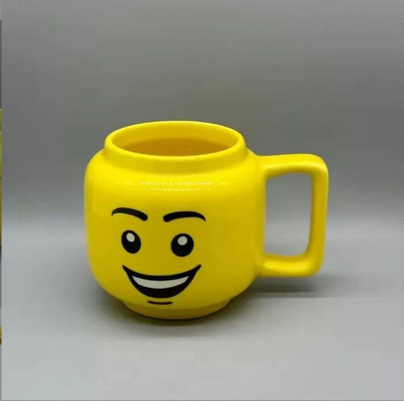 250ml Lächeln Keramik Becher Cartoon Kaffee Milch Tee Wasser Tasse Nette Lustige Ausdruck Kinder Milch Becher Haushalt Wasser Tasse