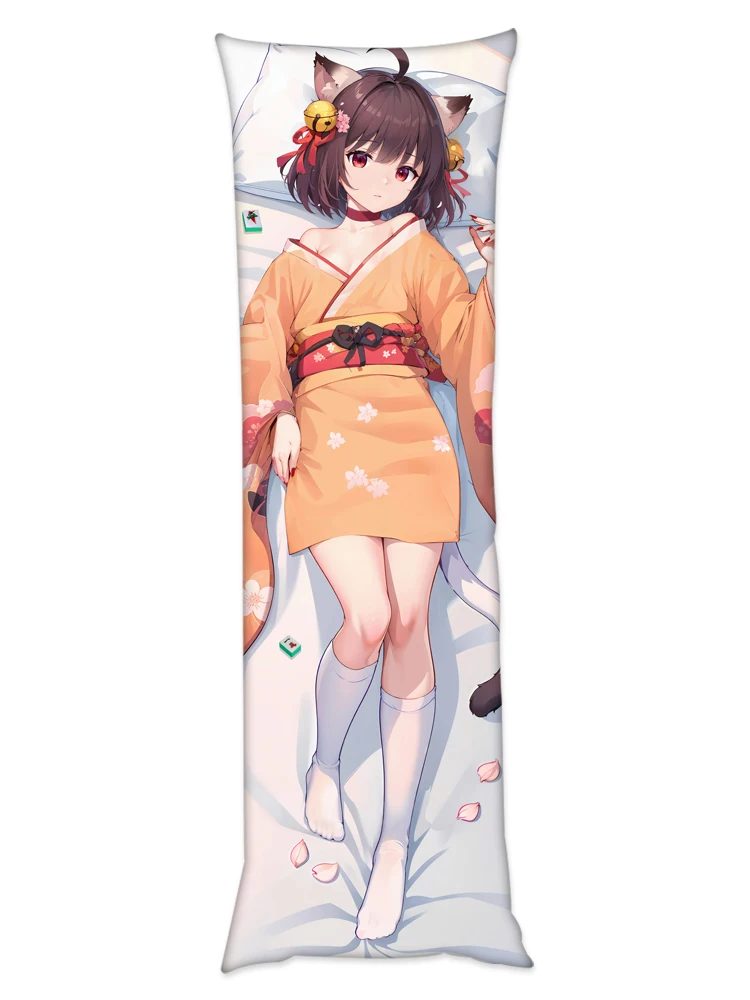 Anime MahjongSoul Ichihime Sexy Dakimakura 2WAY acogedor japonés Otaku funda de almohada regalos HY